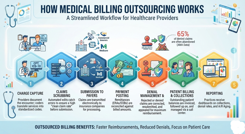 how medical billing call center works